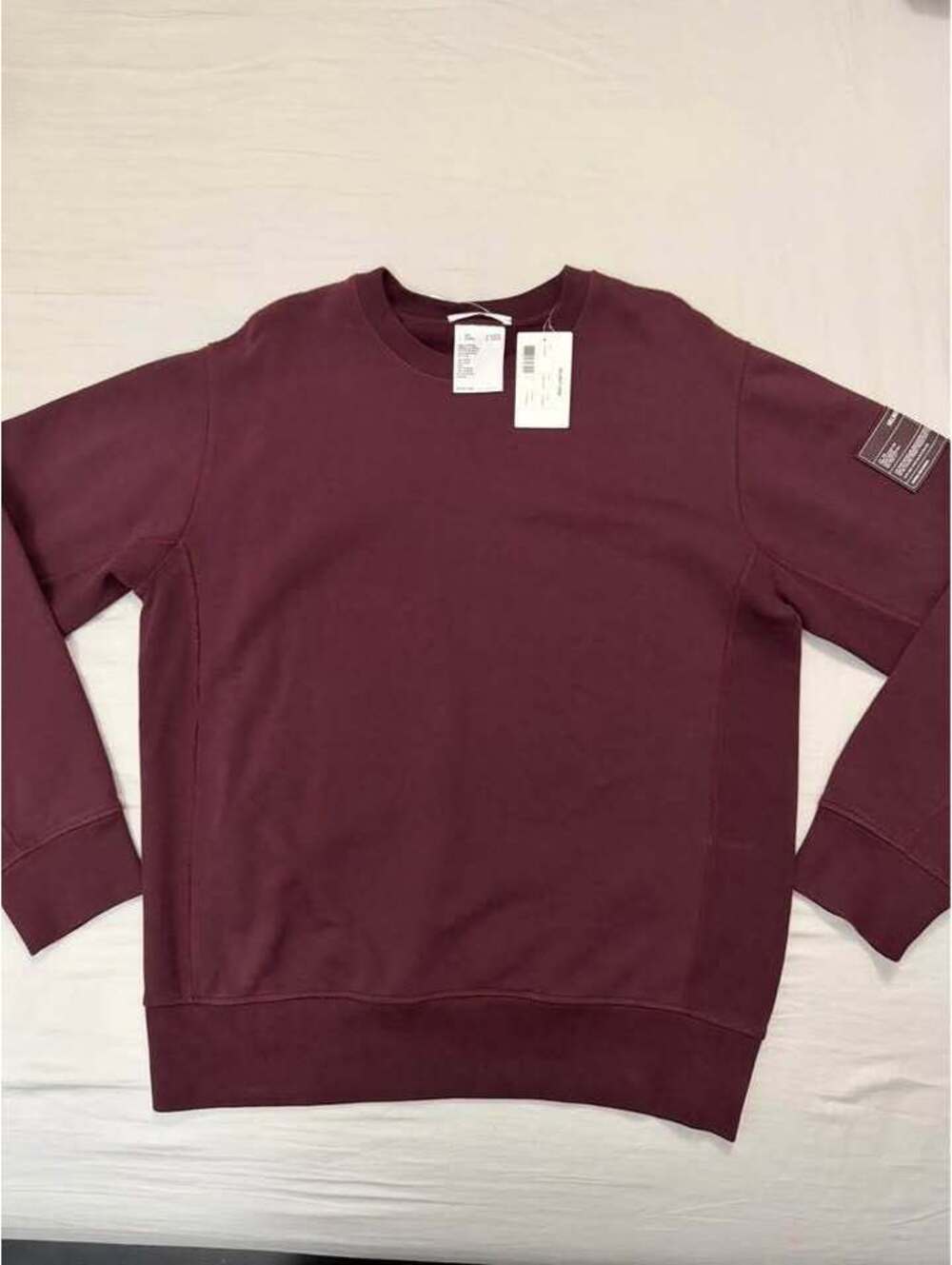 Helmut Lang Patch Heavyweight Sweatshirt Brand New Mens Size Large $120
